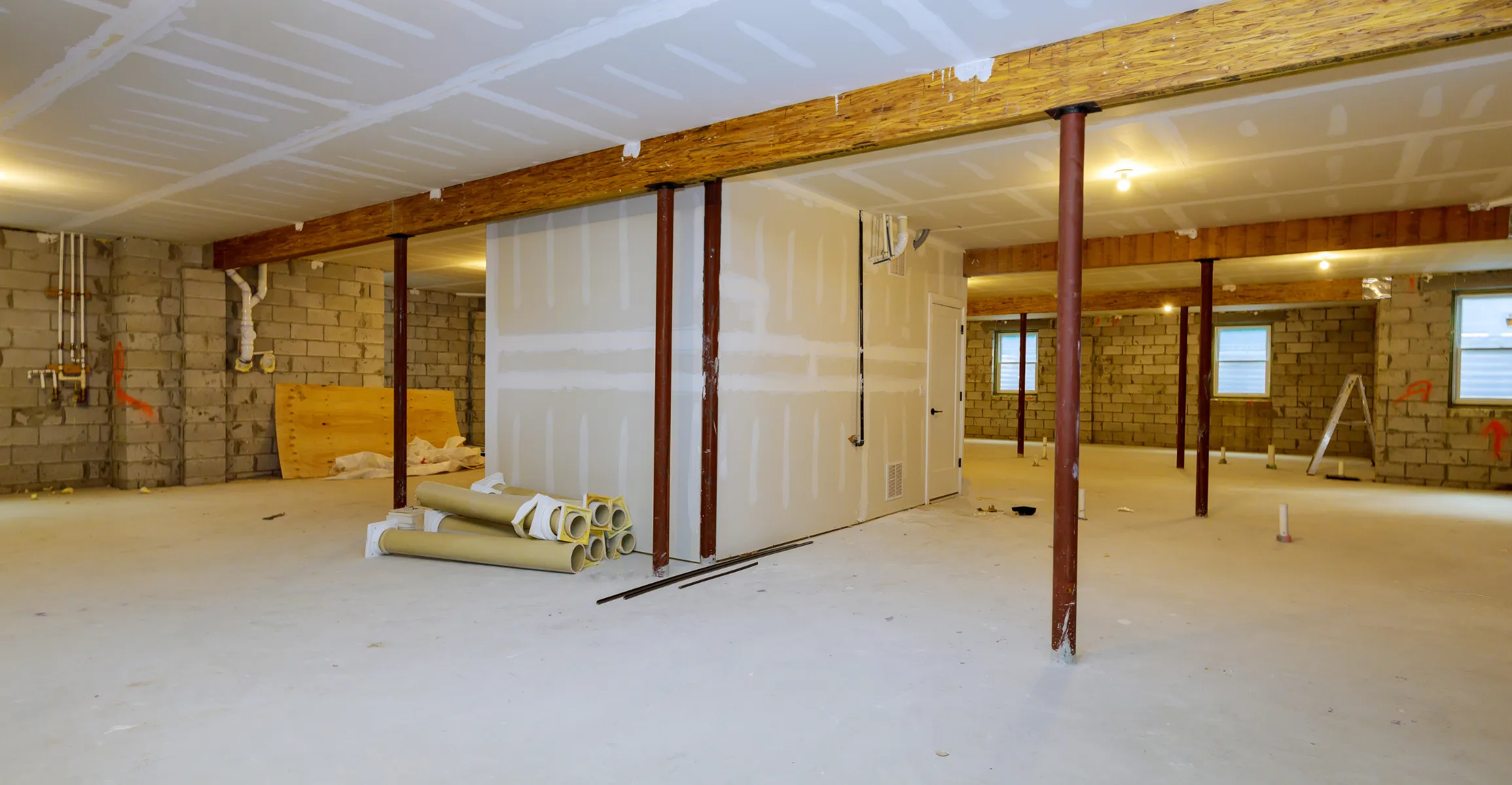 Basement development and renovation services