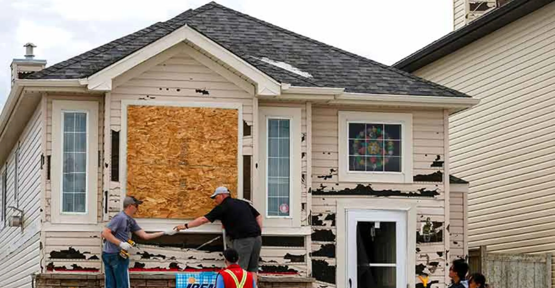 Hail damage inspection and roof repair services